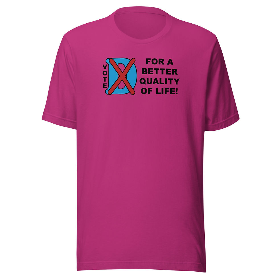 Thumbnail: Better Quality Of Life / Election Shirt