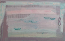 057 TAKA 55x36 Pastel Boats Acrylic on Panel Akiko Takeuchi 2019 WEB.jpg