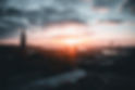Kiel Skyline im Sonnenaufgang