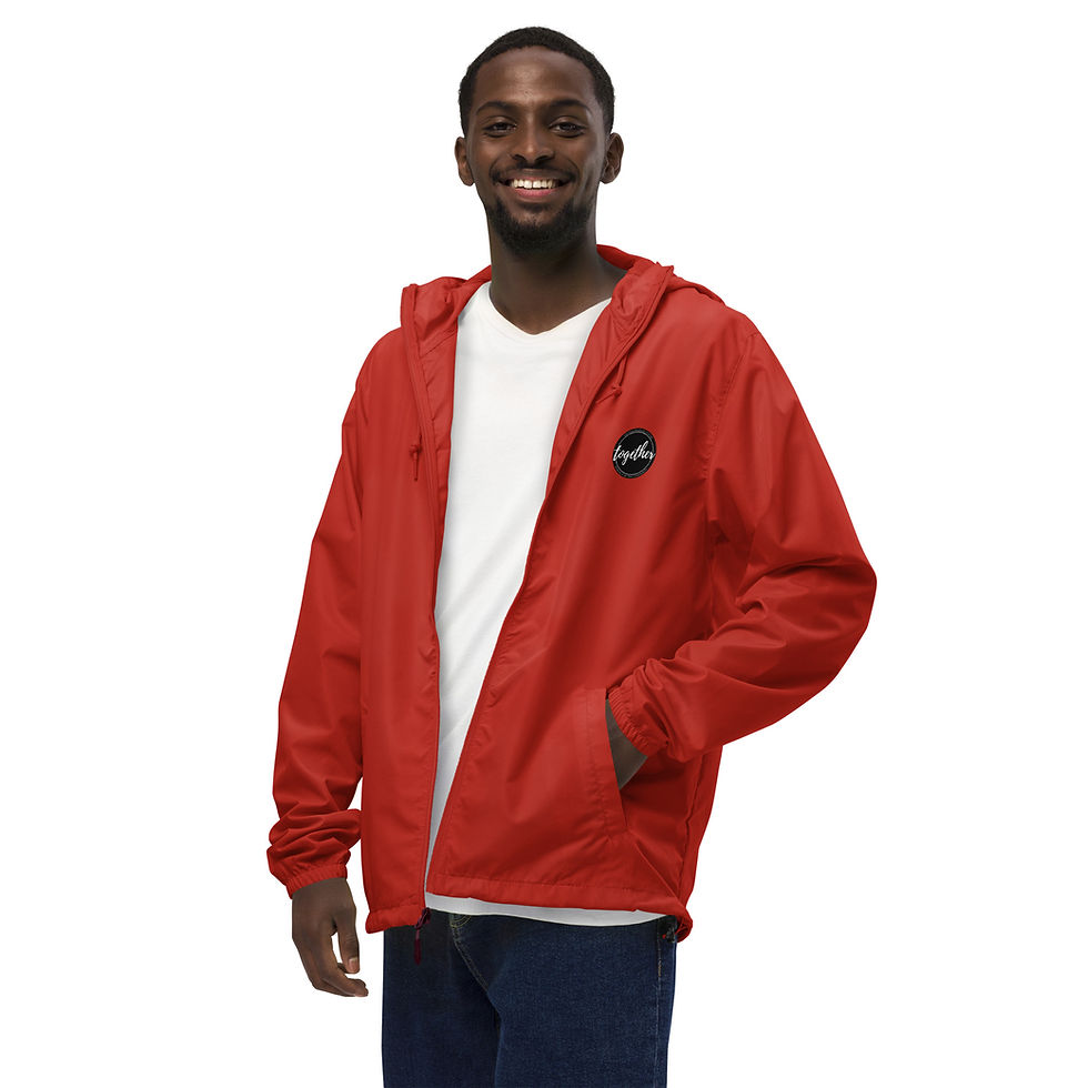 Thumbnail: Unisex lightweight zip up windbreaker