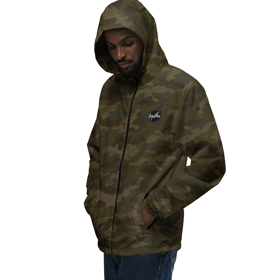Thumbnail: Unisex lightweight zip up windbreaker