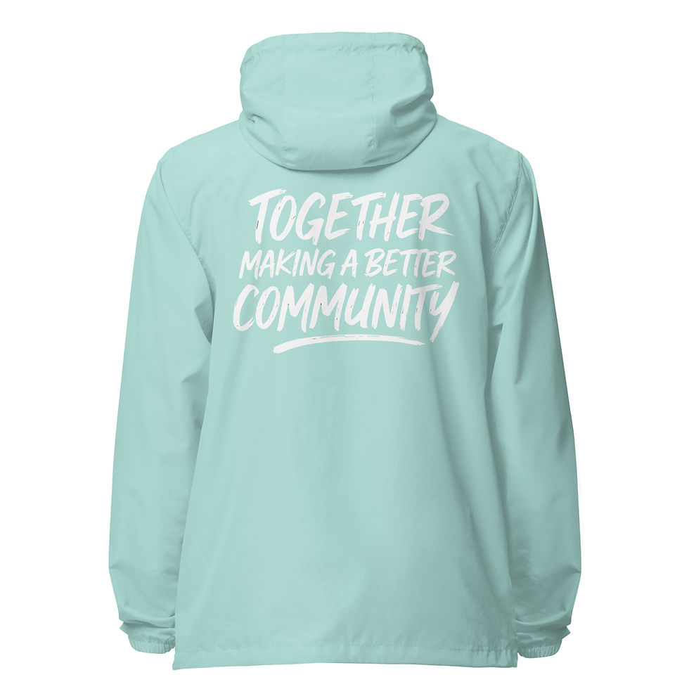 Thumbnail: Unisex lightweight zip up windbreaker