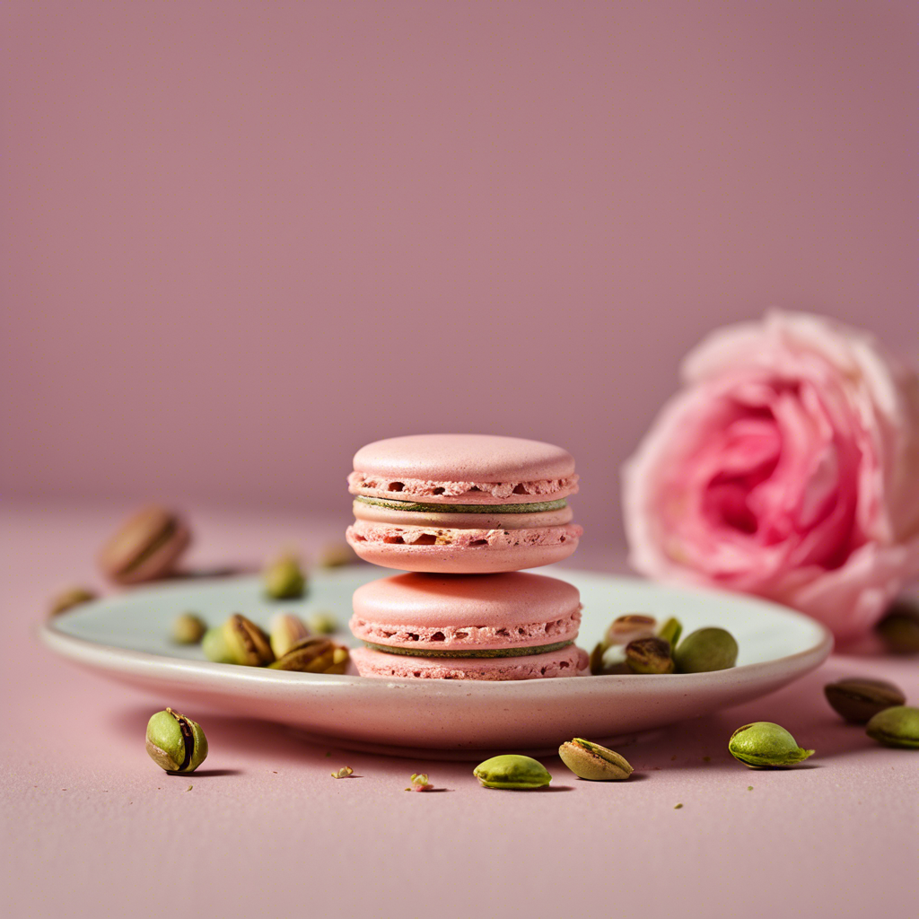 Rose Macarons