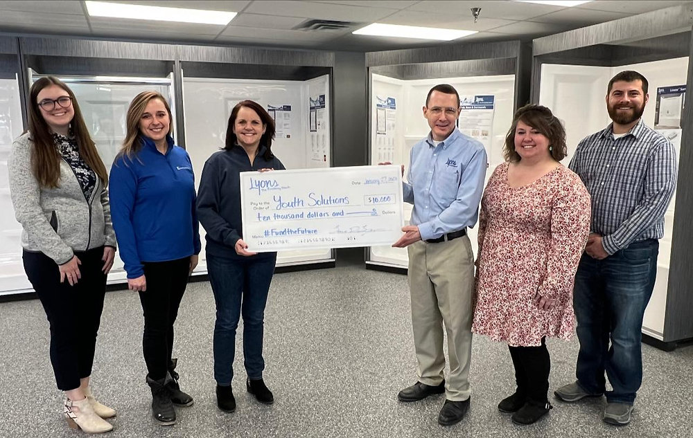 Thank you Lance Lyons and Lyons Industries for your Continued Support