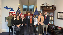 JMG Youth Leaders Meet with U.S. Rep Jack Bergman in Washington D.C.