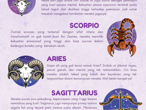 TOP 5 ZODIAK YANG TAHAN BANTING