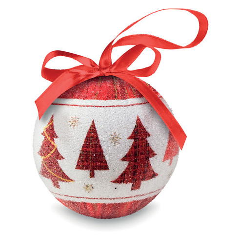 red christmas bauble