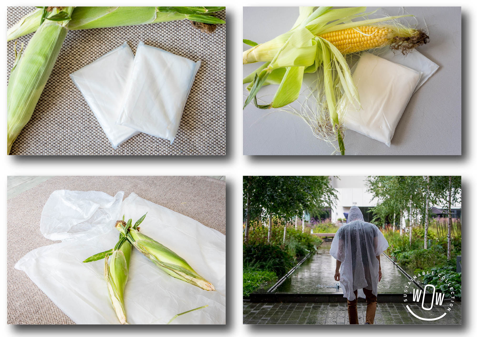 Emergency Poncho - Sustainable made from Corn Starch!