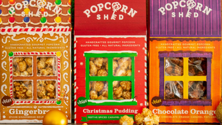 popcorn shed in different flavours
