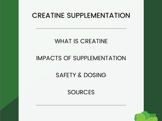 Creatine Supplementation