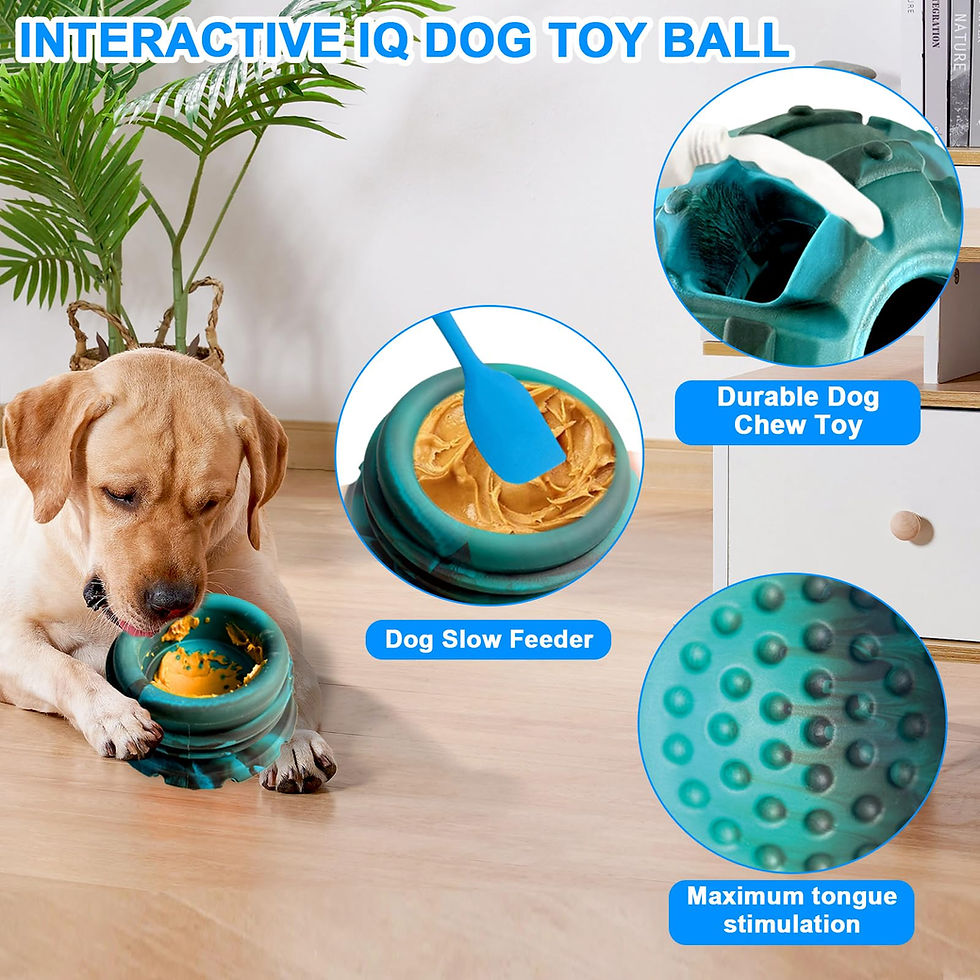 Thumbnail: Yipetor Frozen Treat Dispensing Dog Toy - Large Chew Toy, Freezable Fillable ...