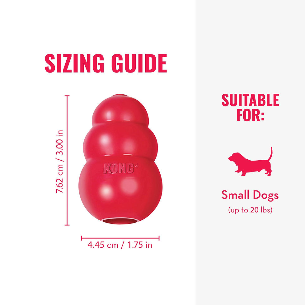 Thumbnail: KONG Classic Stuffable Dog Toy - Fetch & Chew Toy for Dogs - Treat-Filling Ca...