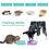 Thumbnail: LUKITO Lick Mat for Dogs & Cats 2 Pack with Suction Cups, Dog Lick Mat for An...