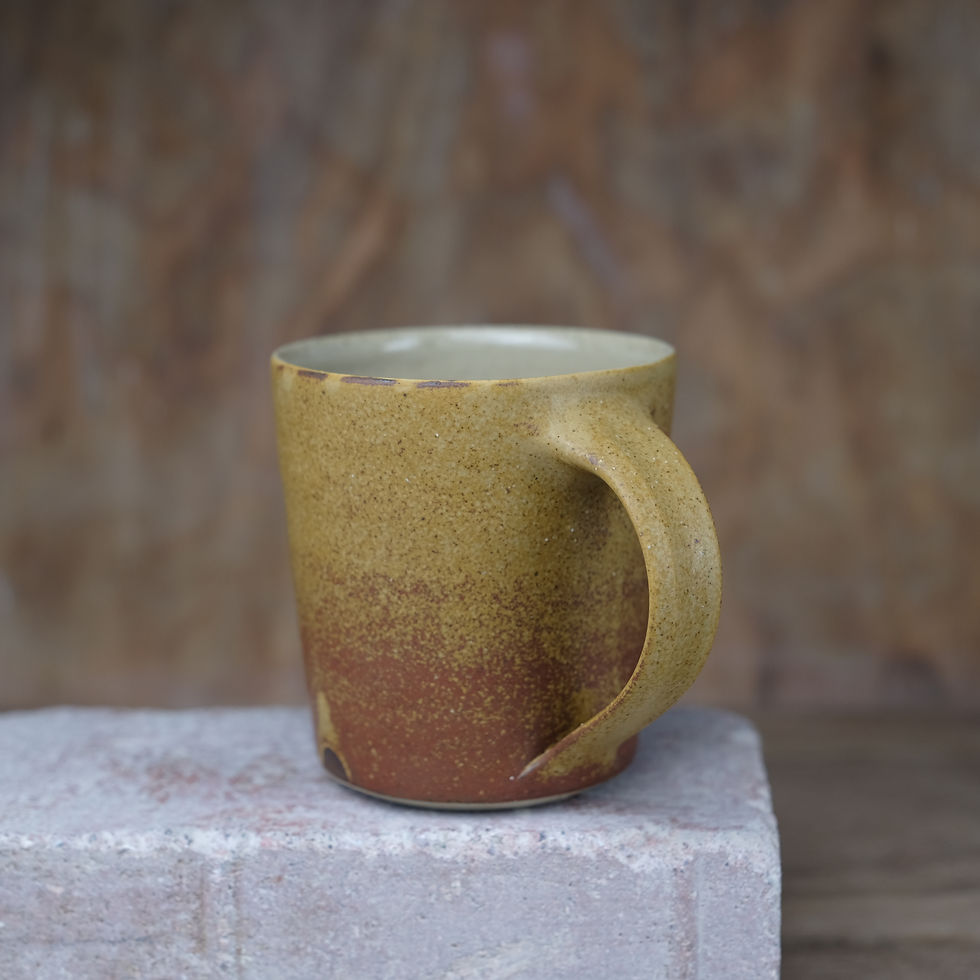 Thumbnail: Mug - red ochre ash glaze