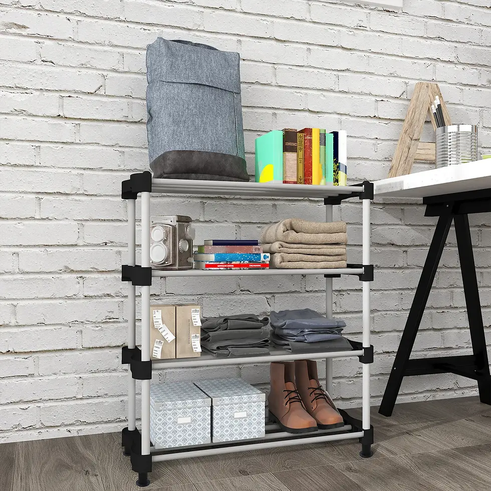 Thumbnail: TNT - The Next Trend MS Metal Shoe Rack 