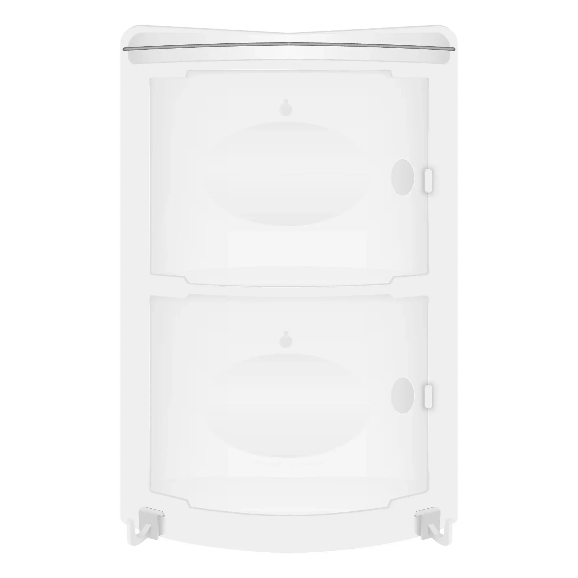 TNT Wall Mounted Bathroom Corner Cabinet Storage Organizer