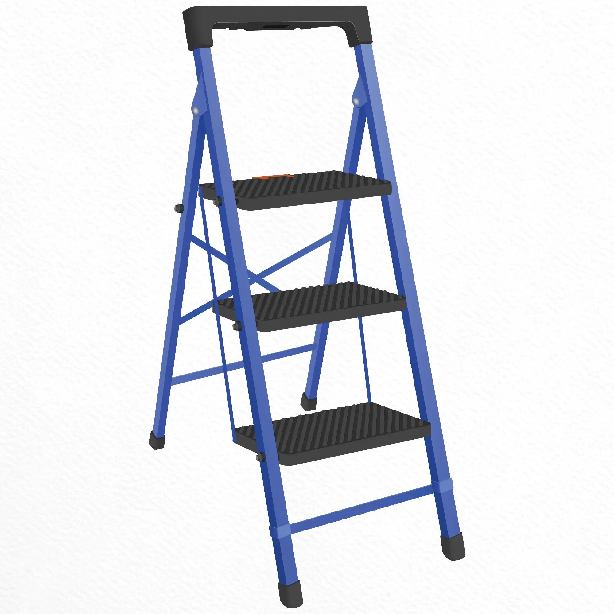 TNT Global Foldable Step Ladder – 3 to 7 Step Anti-Skid Ladder for Home, Office 
