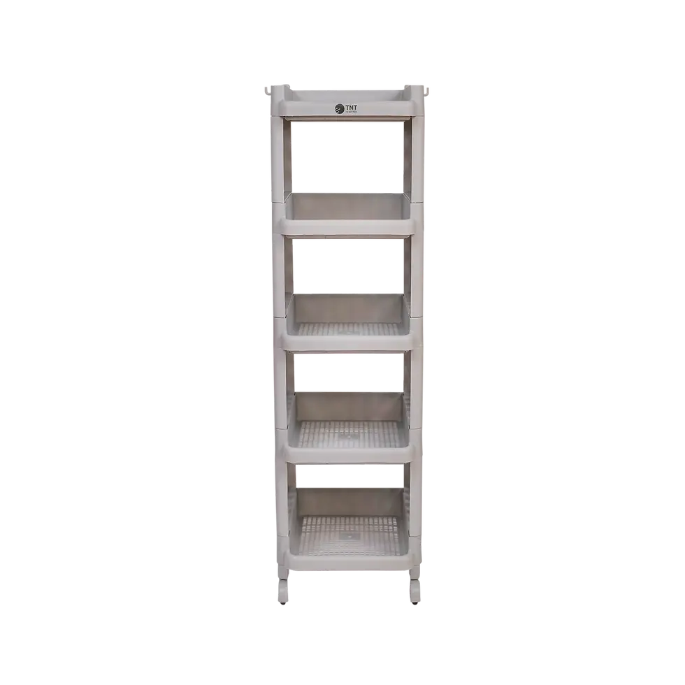 Thumbnail: TNT Plastic Rolling Storage Organizer Trolley