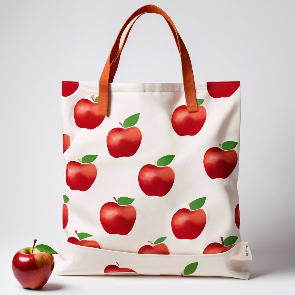 Red Apple Tote Bag