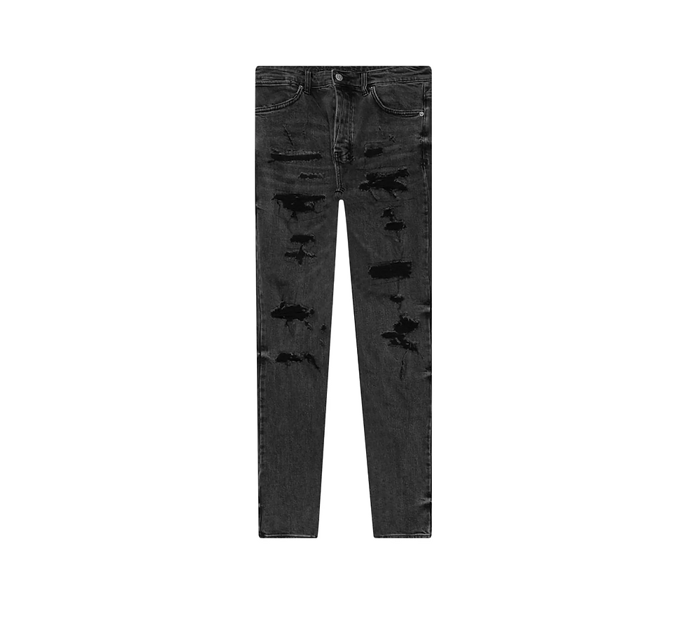 Ksubi Van Winkle Jeans 'Black Dynamite Trash'