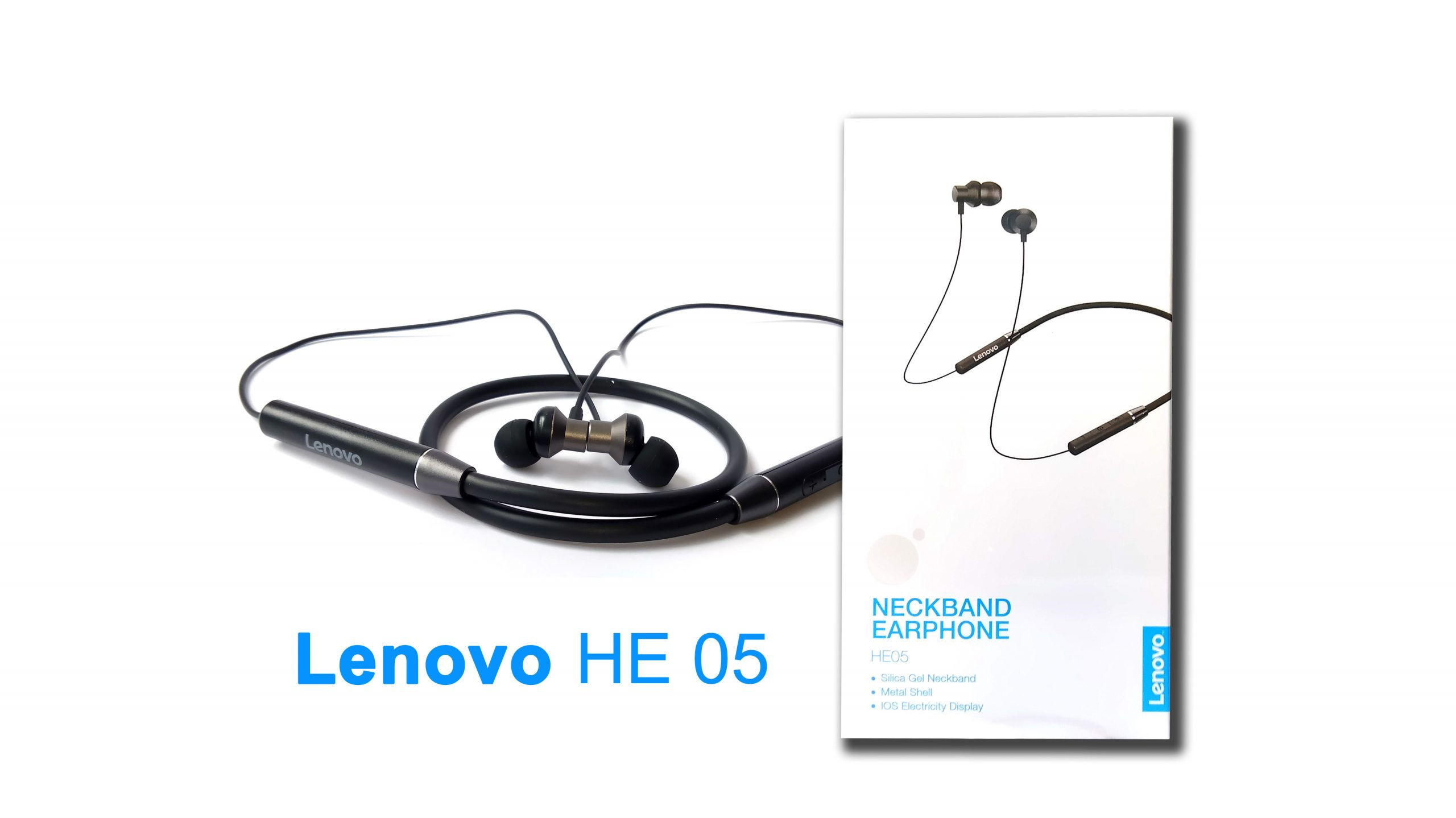 Lenovo HE05 Bluetooth 5.0 Wireless Earphones Magnetic Neckband Bluetooth Headpho