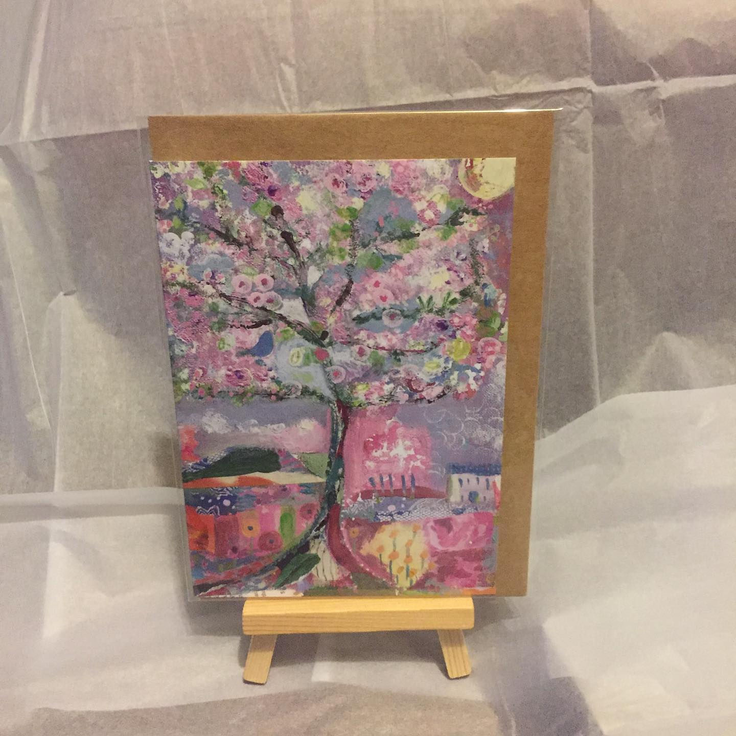 A6 "Cherry Blossom" card