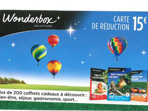 Réduction WonderLoisirs & WonderBox