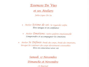 Nouveau Partenaire CE ESSENCES DE VIE