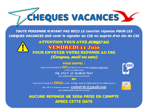 CHEQUES VACANCES