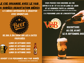 Soirées dégustation bières