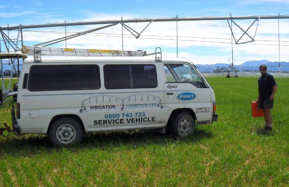 Craig, irrigation technician at Irrigation Logistics NZ