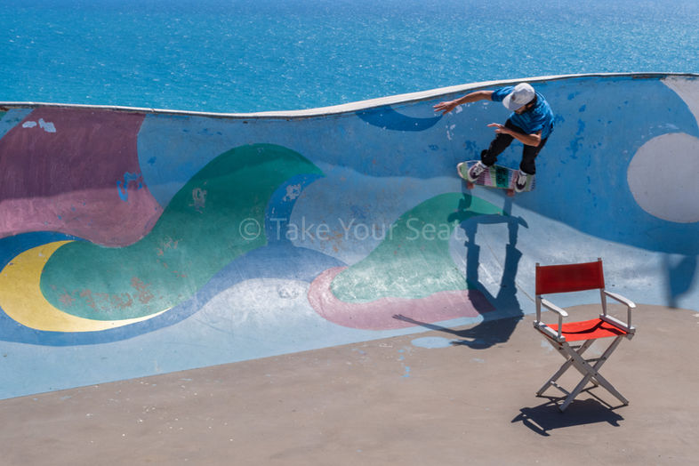 Take Your Seat red director chair photography culture urban nature travel photography
