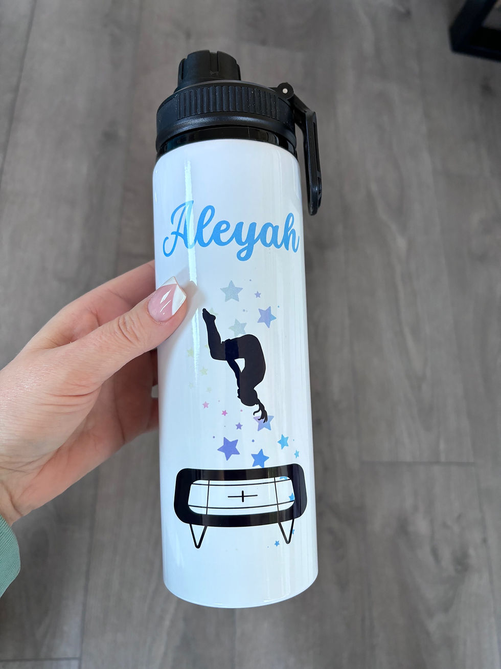 Thumbnail: Personalised Trampolining Water Bottle