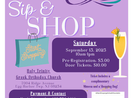Sip and Shop Set for September 13 to Support Angelic Health Foundation
