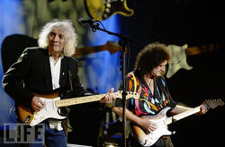 Albert Lee with Brian May