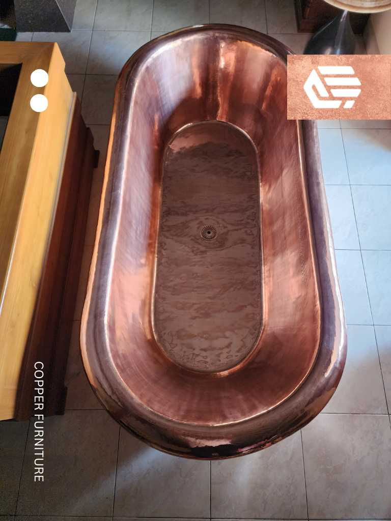 Thumbnail: Bathtub Tembaga Custom 06 by Copper Furniture