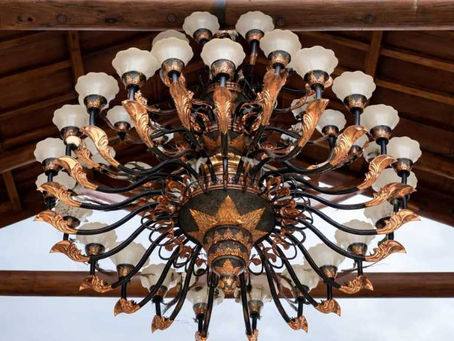 Lampu Gantung Tembaga untuk Interior Hotel, Villa, dan Hunian Modern