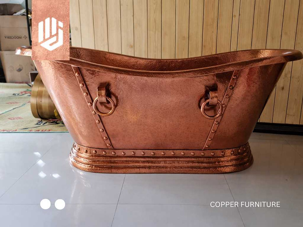 Thumbnail: Bathtub Tembaga hammared by Copper Furniture