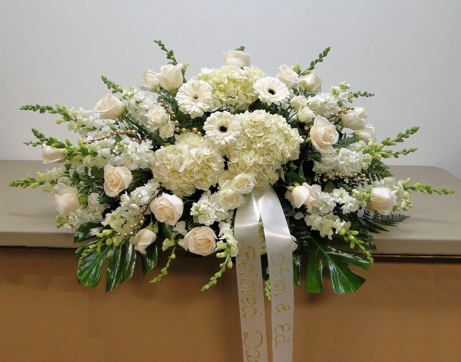 Mix Flowers Casket Spray