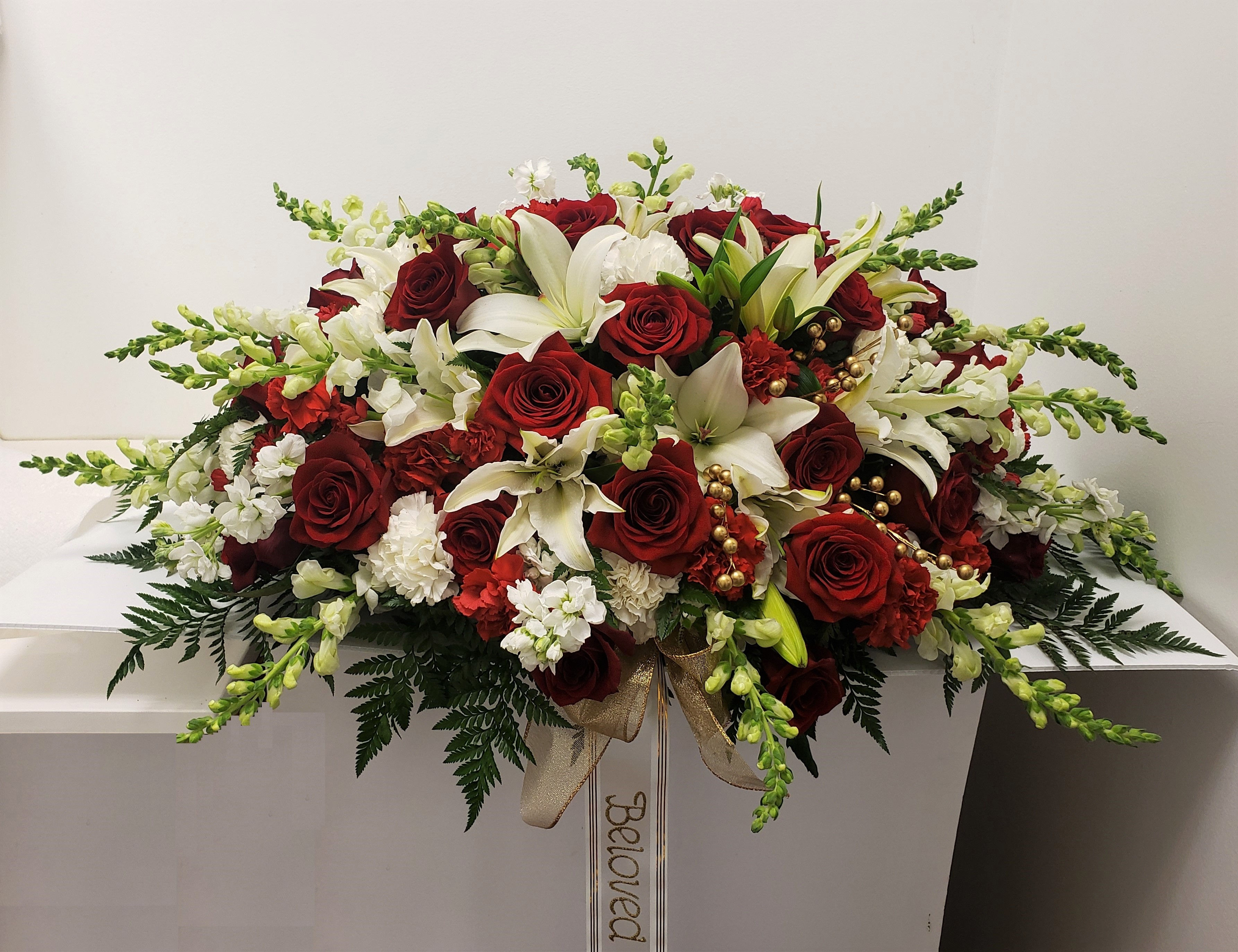 Mix Flowers Casket Spray