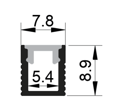 Thumbnail: MINI SURFACE FOR NEON FLEX PROFILE (SE-AL078)