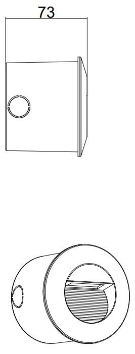 Thumbnail: 3W LED STEP LIGHT (STEP-136-TC)