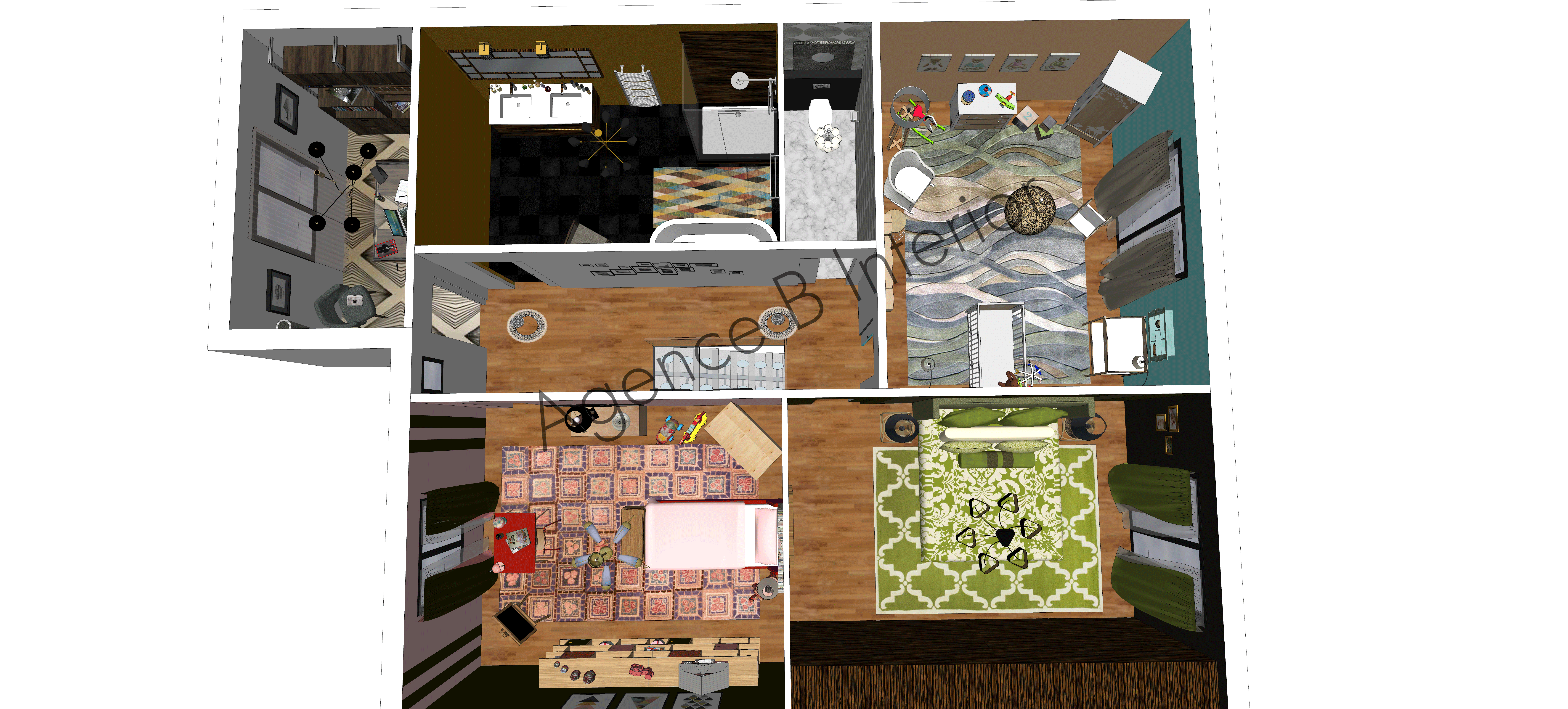 #renovation #3D #extension #decor #deco #decoration #architecturedinterieur #chambre #bureau #contemporain