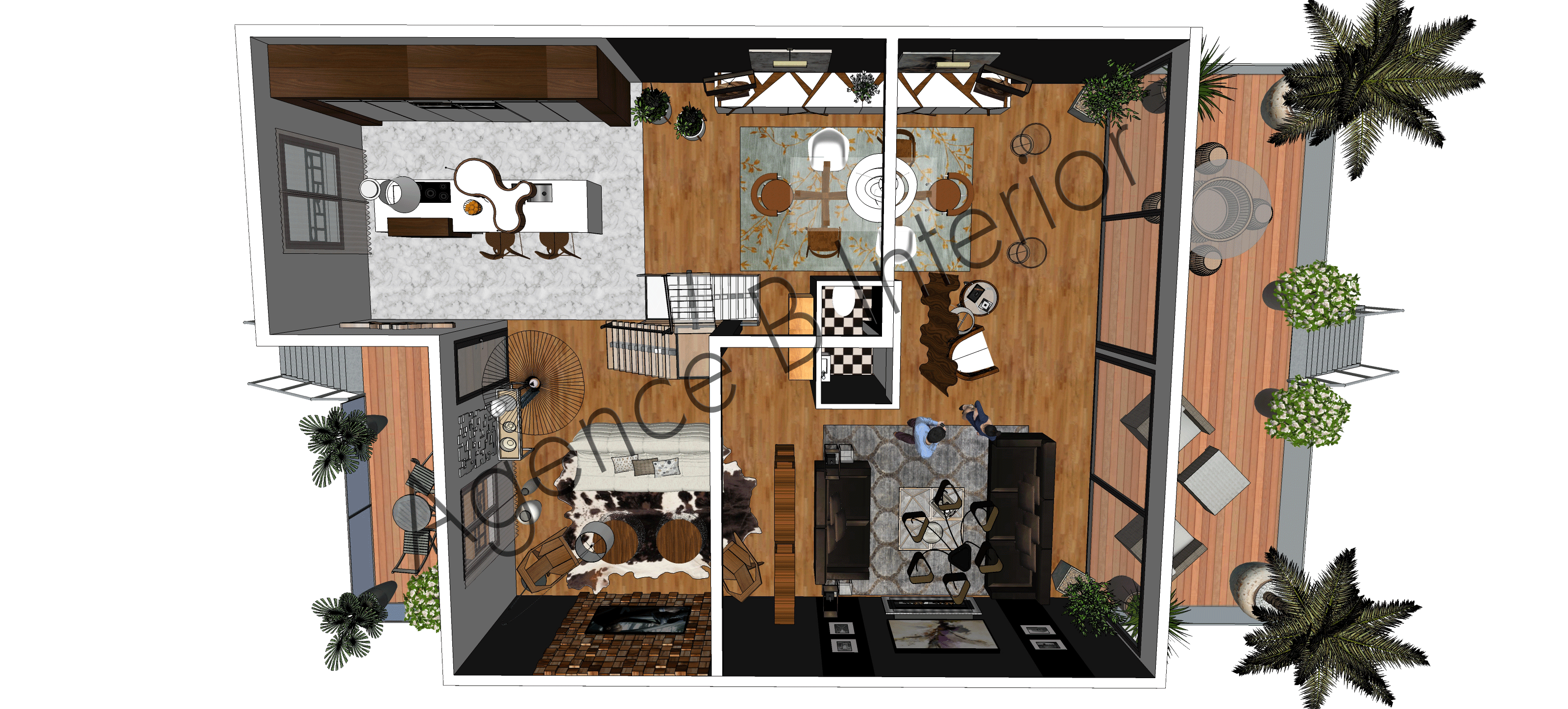 #renovation #3D #extension #decor #deco #decoration #architecturedinterieur #salon #cuisine #contemporain