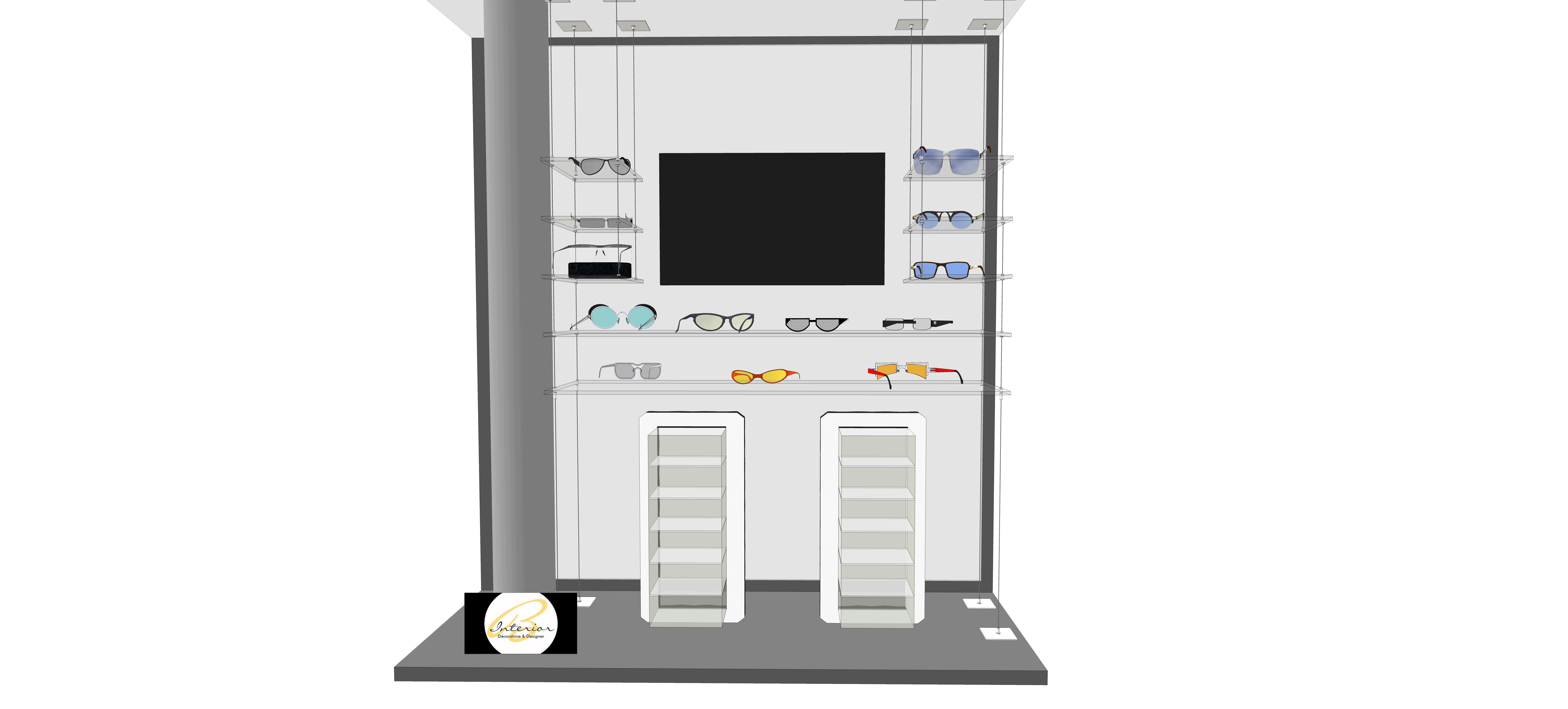 #vitrine #3D #amenagementdevitrine #decor #deco #decoration #architecturedinterieur #architecturecommerciale #contemporain #vitrinesuspendue