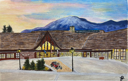 Courtyard at Jasper Park Lodge, Jasper, AB