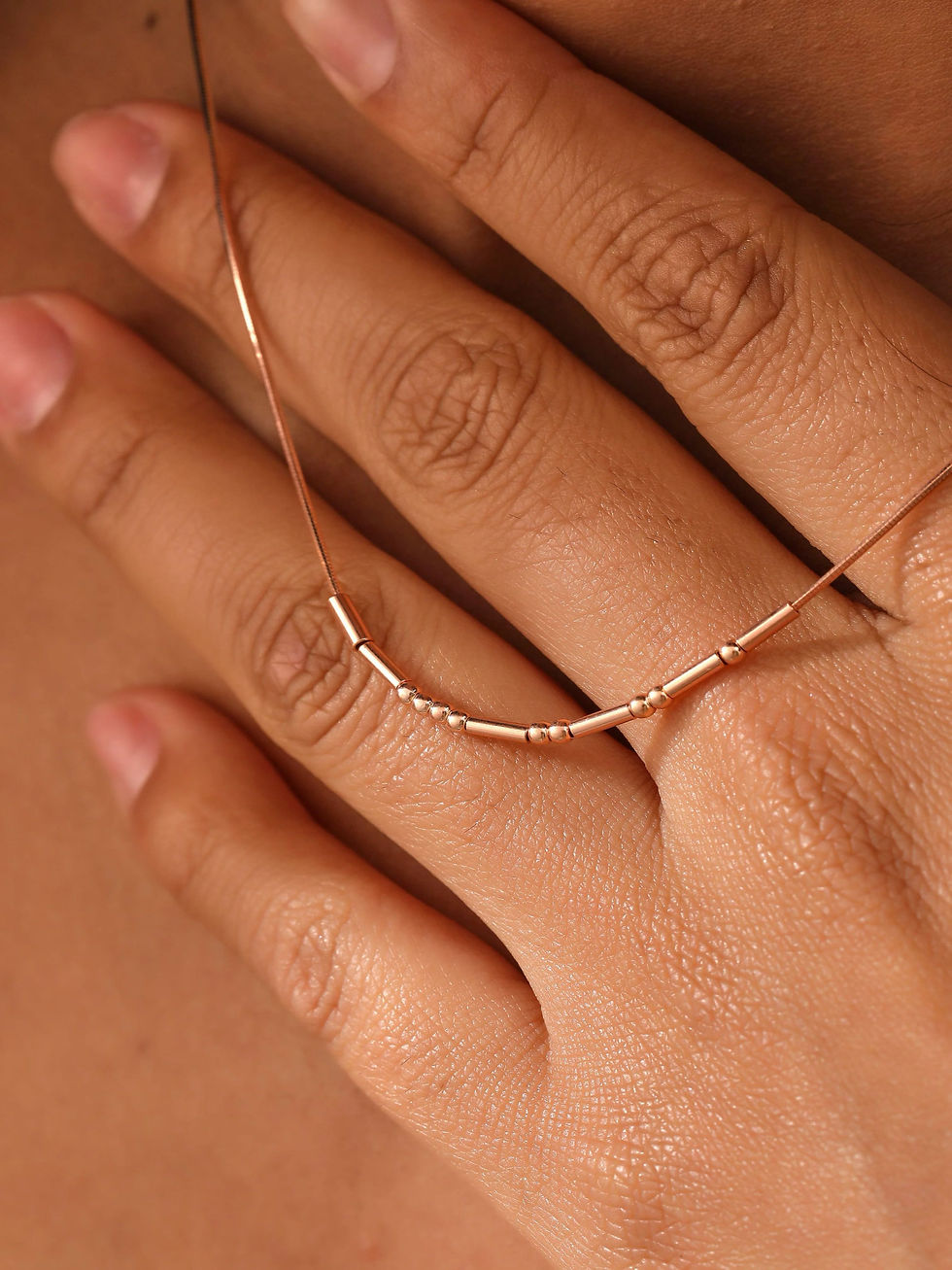 Morse Code Necklace