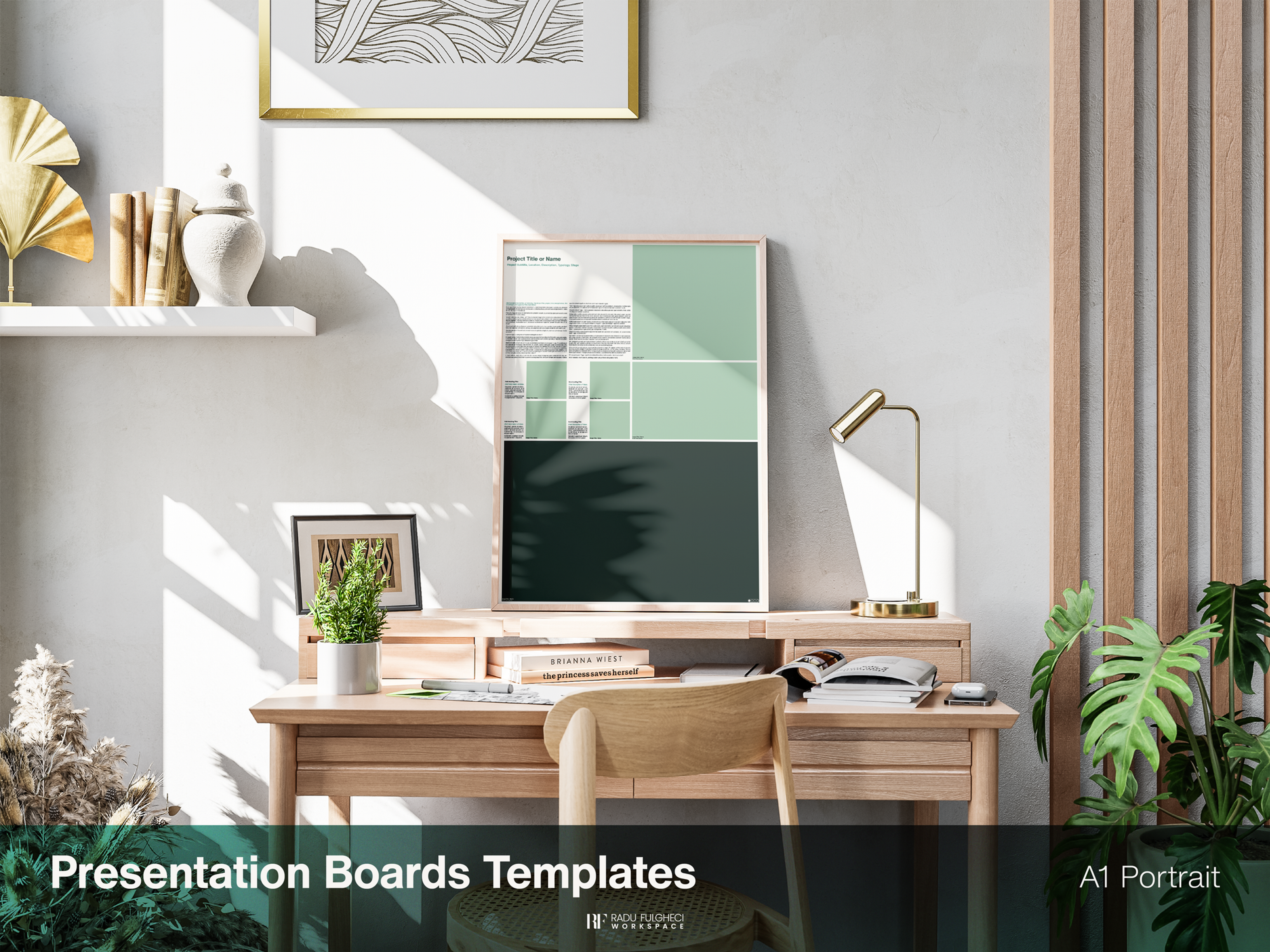 Presentation Boards Template - A1 - Portrait
