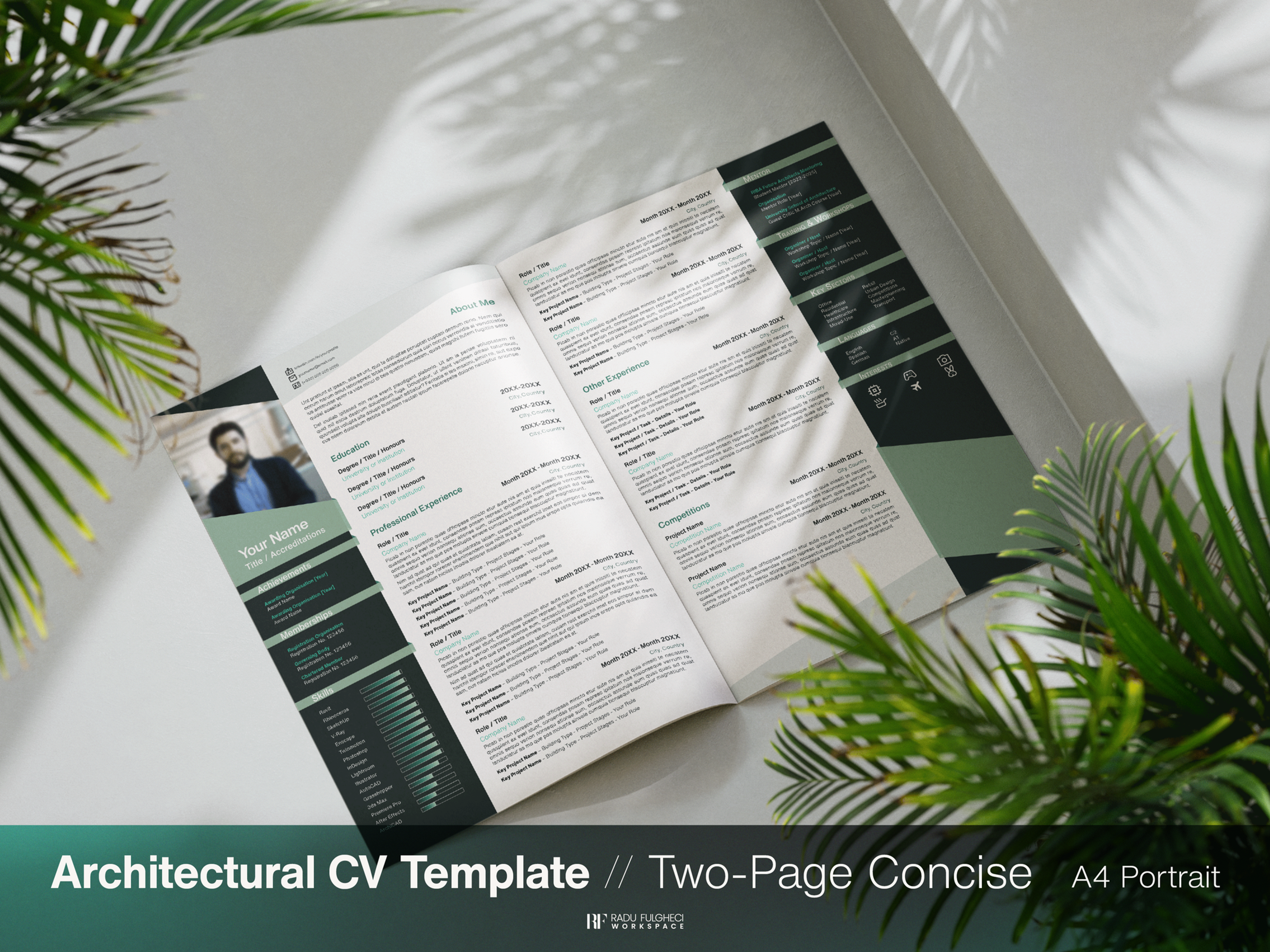 Architectural CV Template – Two-Page Concise