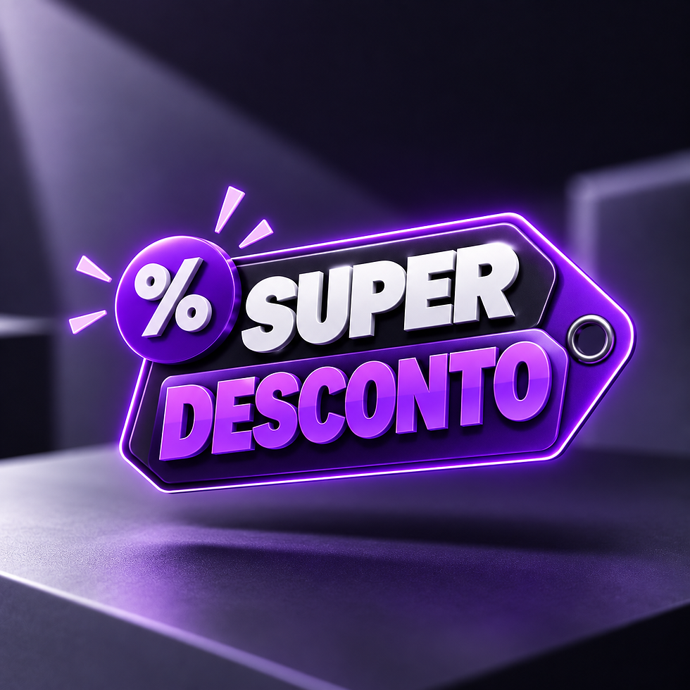 Selo 3D de Super Desconto Neon.png